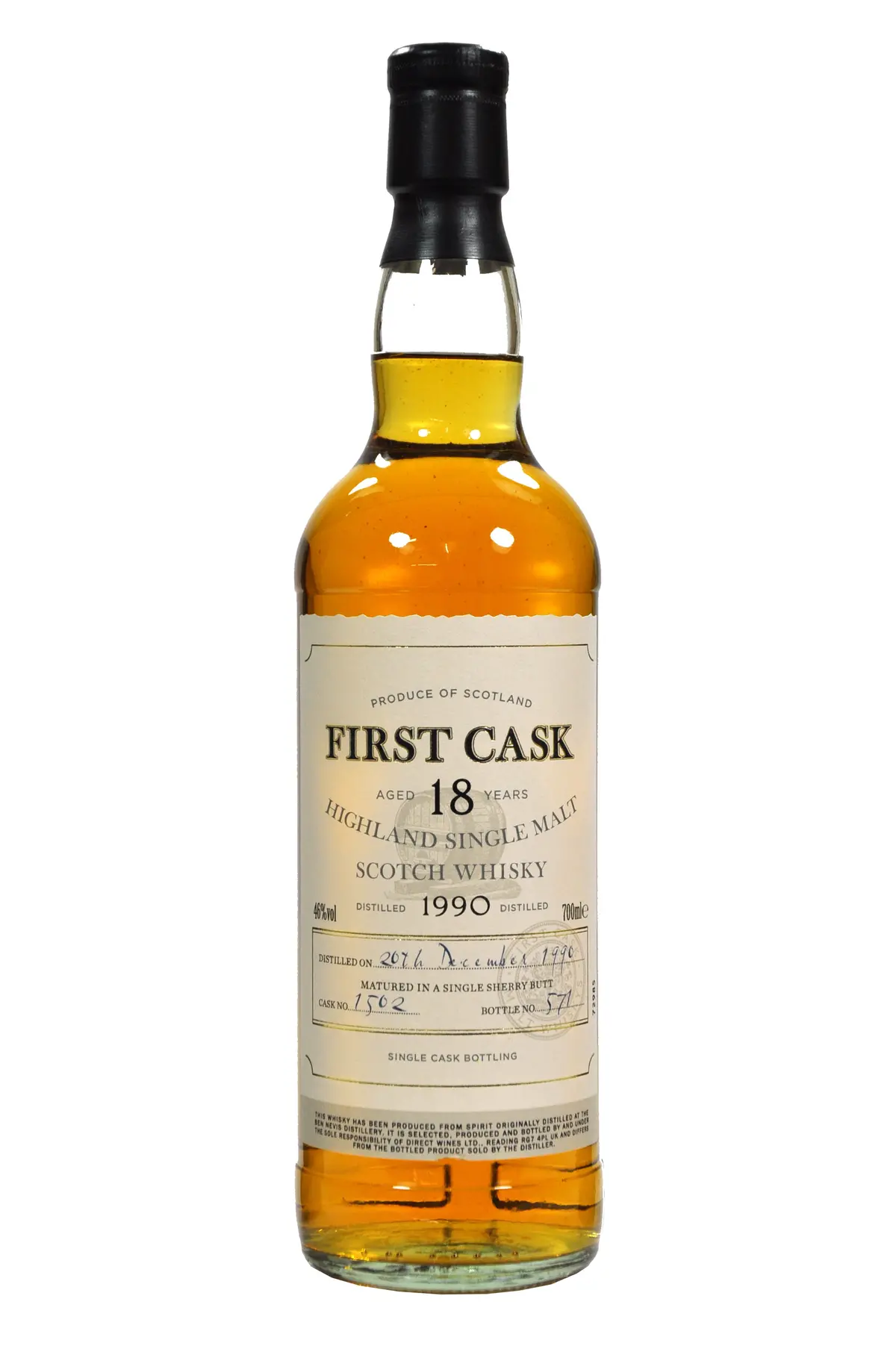 Ben Nevis 1990 | 18 Year Old | First Cask 1502 1