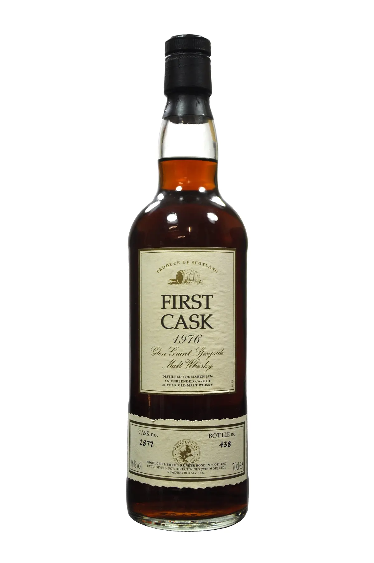 Glen Grant 1976-1996 | 20 Year Old | First Cask 2877 1