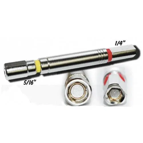 Double-Ended Hex Bit (1/4" Red And 5/16" Yellow) Unpackaged 1