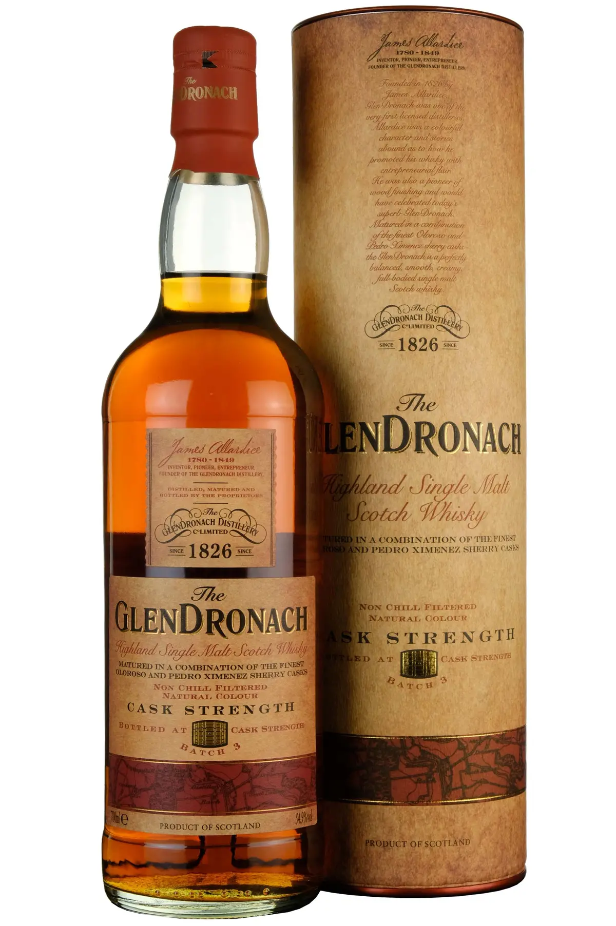 Glendronach Cask Strength Batch 3 Bottled 2013 1