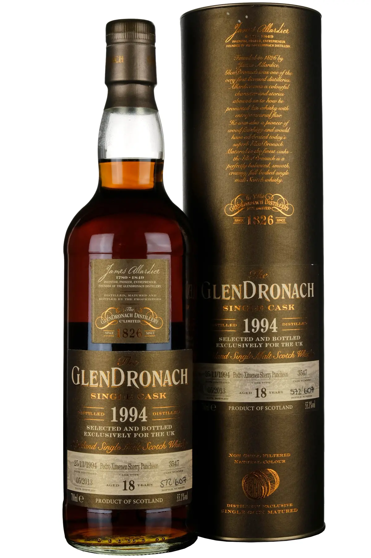 Glendronach 1994-2013 | 18 Year Old Single Cask 3547 Uk Exclusive 1