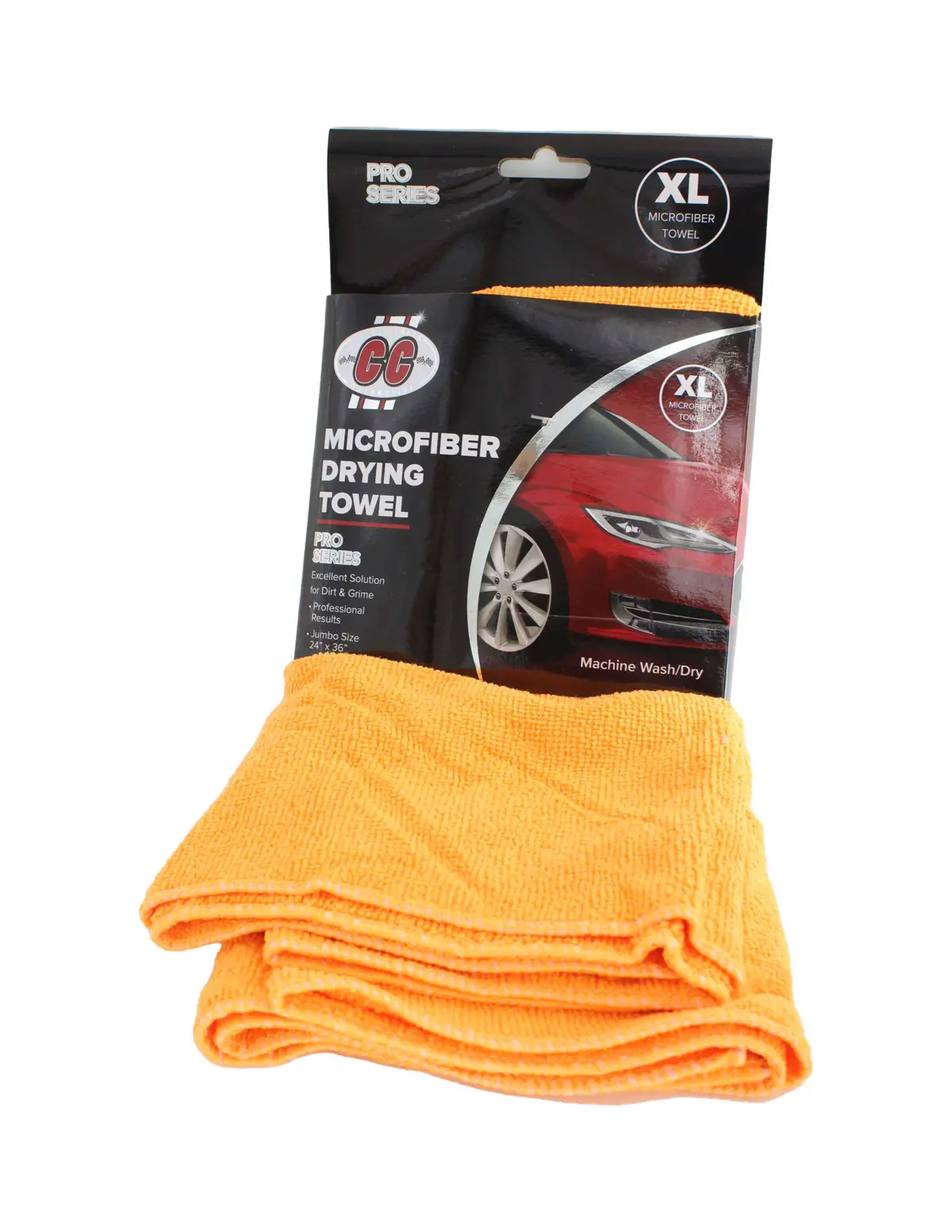 Cham Micro Fibre Cloth Jumbo Size 24" X 36" Orange (24/Bx) 1