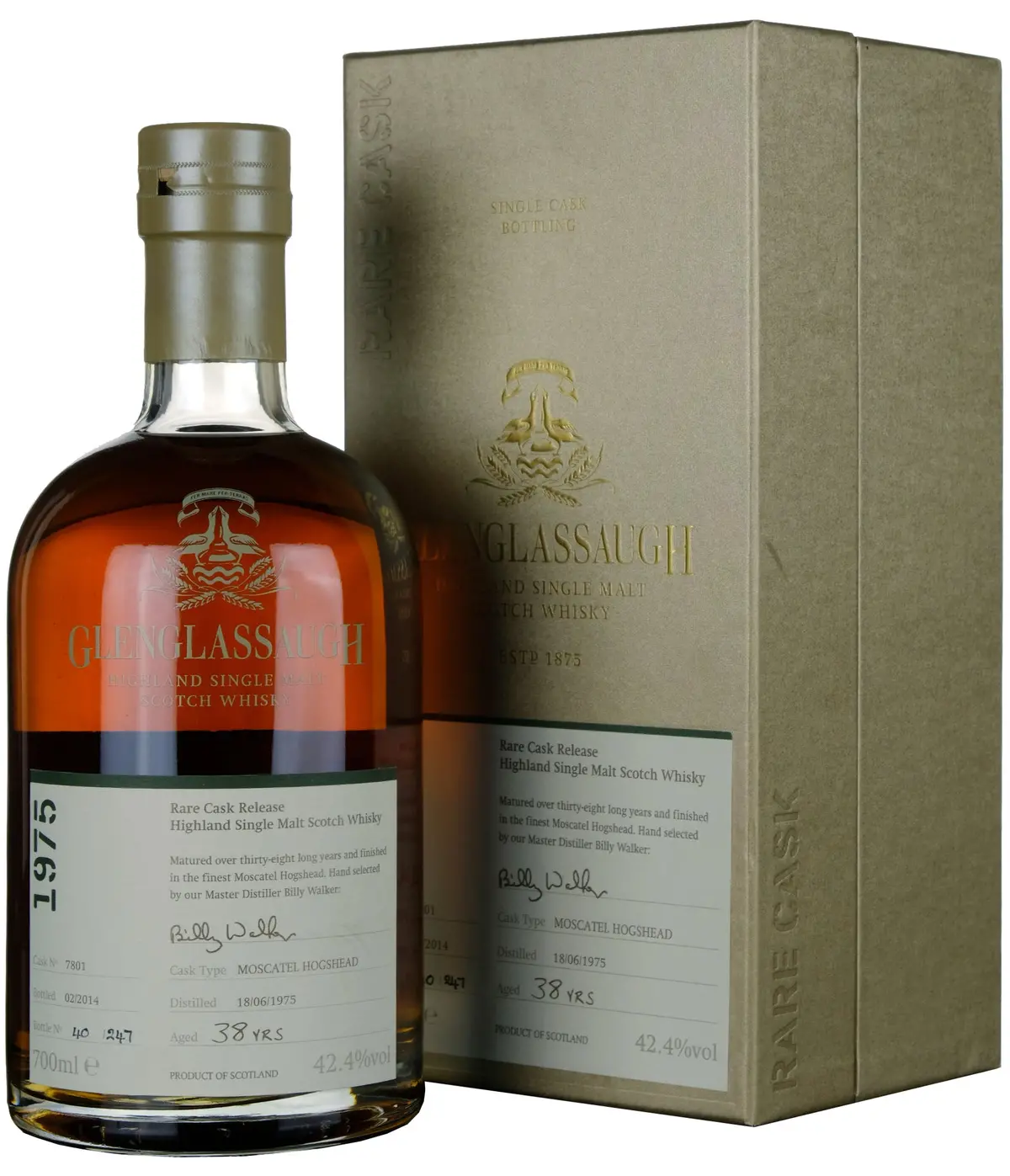 Glenglassaugh 1975-2014 | 38 Year Old Rare Cask Release Single Cask 7801 1
