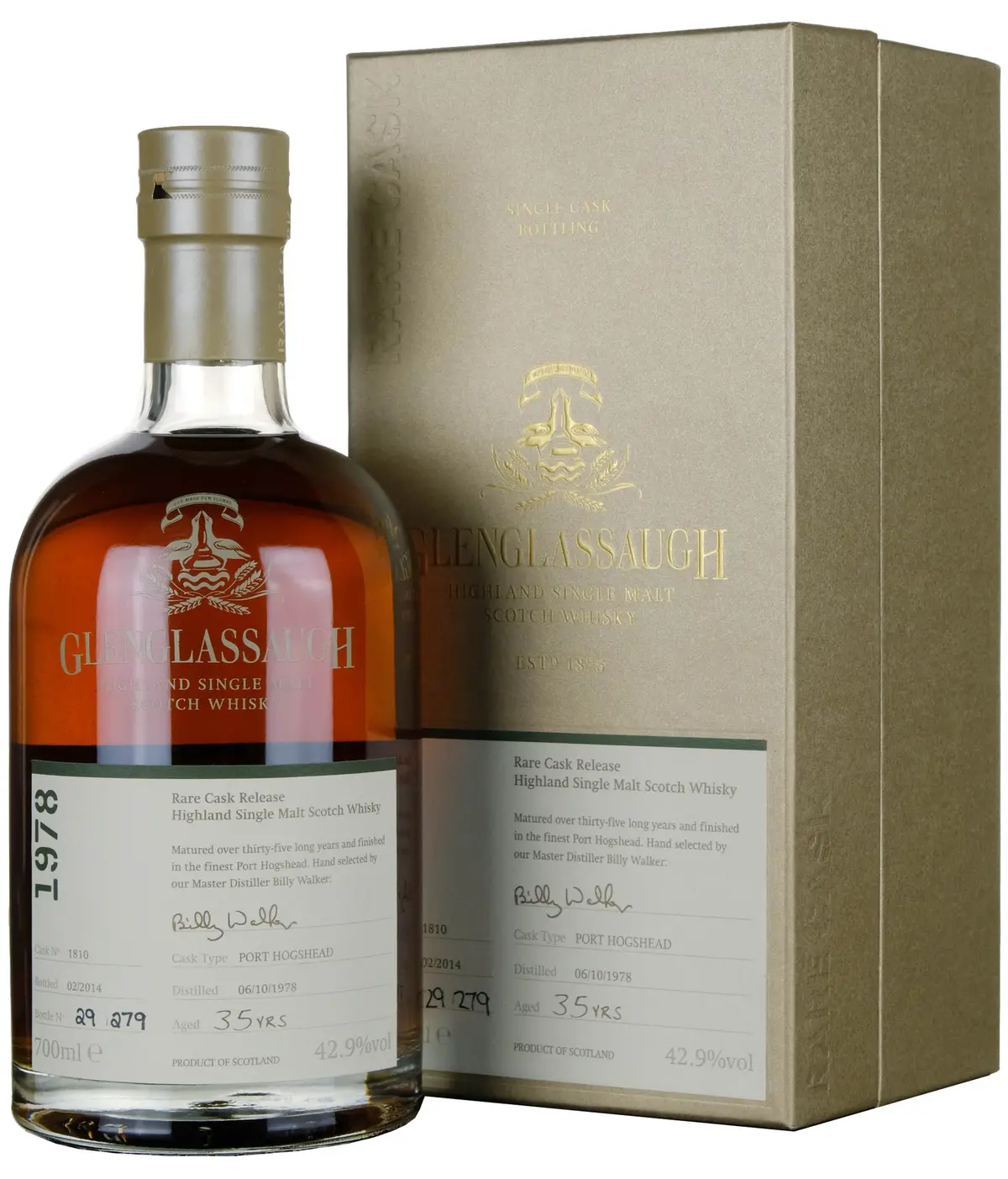 Glenglassaugh 1978-2014 | 35 Year Old Rare Cask Release Single Cask 1803 1