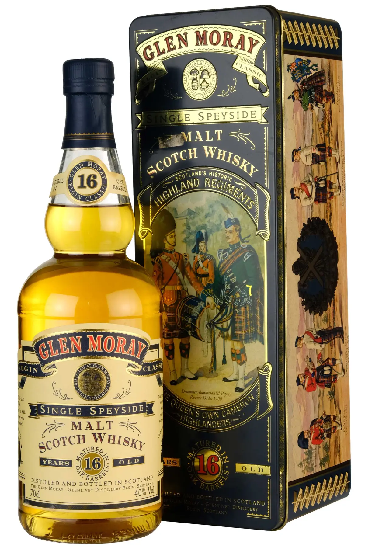 Glen Moray 16 Year Old The Queens Own Cameron Highlanders 1