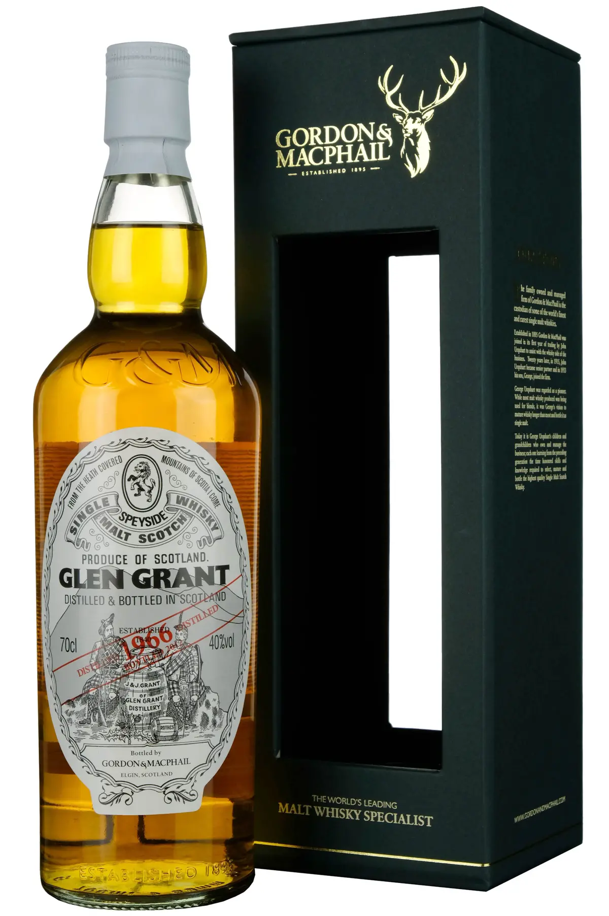 Glen Grant 1966-2012 Gordon & Macphail Distillery Label 1