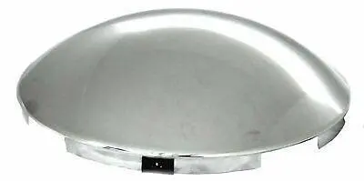 Ts (D) Gg Chrome Front Hub Cap 7/16" Lip 4 Notches (10513) 1