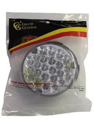 Lts (F/S) Gg 4" Pearl Amber/Clear 24 Led W/#1156 Socket Base (76151) 1