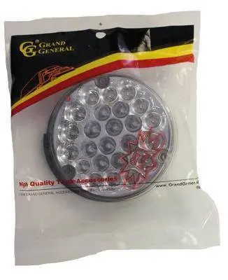 Lts (F/S) Gg 4" Pearl Red/Clear 24 Led W/#1156 Socket Base (76153) 1