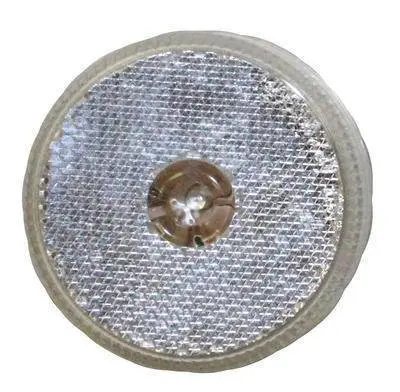 Lts (F/S) Gg 2.5" Refl. Amber Marker Led 4-Lgt Clear Lens (76971) 1
