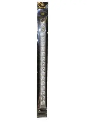 Lts (F/S) Gg 20" Spyder Amber 17-Led Bar Clear Lens Sngl Row (76981) 1