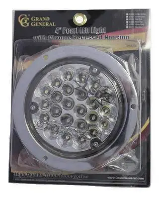 Lts (F/S) Gg 4" Pearl White 24 Led W/Crh Die Cast Housing (87584) 1