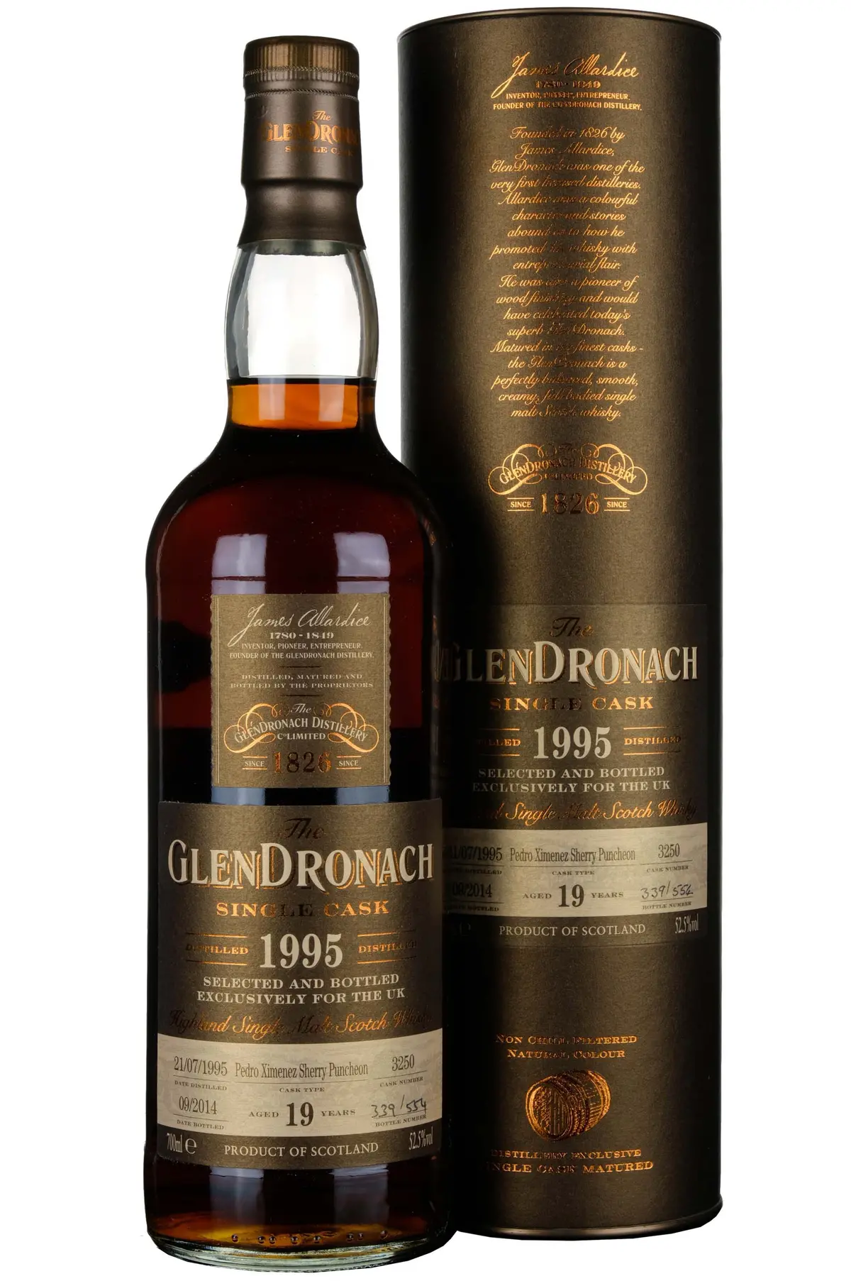 Glendronach 1995-2014 | 19 Year Old Single Cask 3250 Uk Exclusive 1