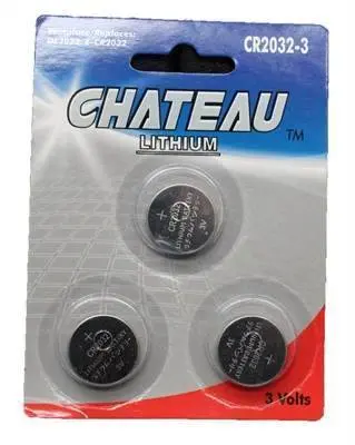 Bat Chateau Lithium 3 Pk (Cr2032-3) (10) 1
