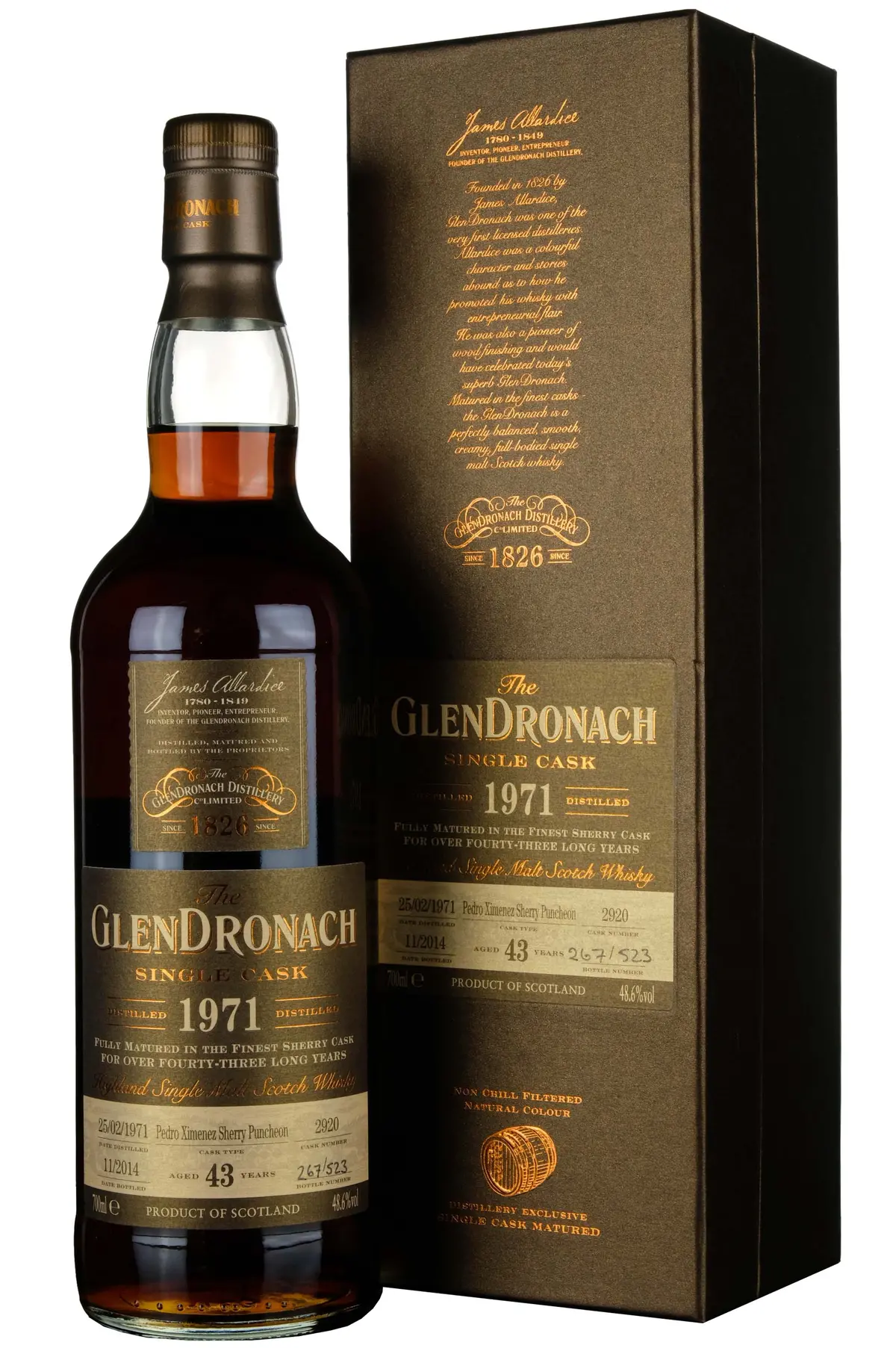 Glendronach 1971-2014 | 43 Year Old Single Cask 2920 Batch 11 1