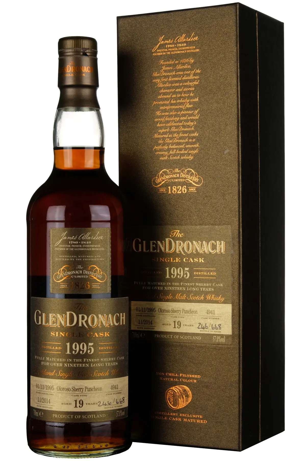Glendronach 1995-2014 | 19 Year Old Single Cask 4941 Batch 11 1