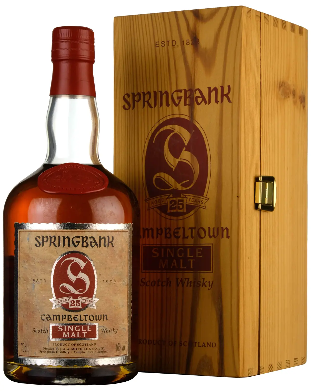 Springbank 25 Year Old Early 1990S J&A Mitchell Label 1