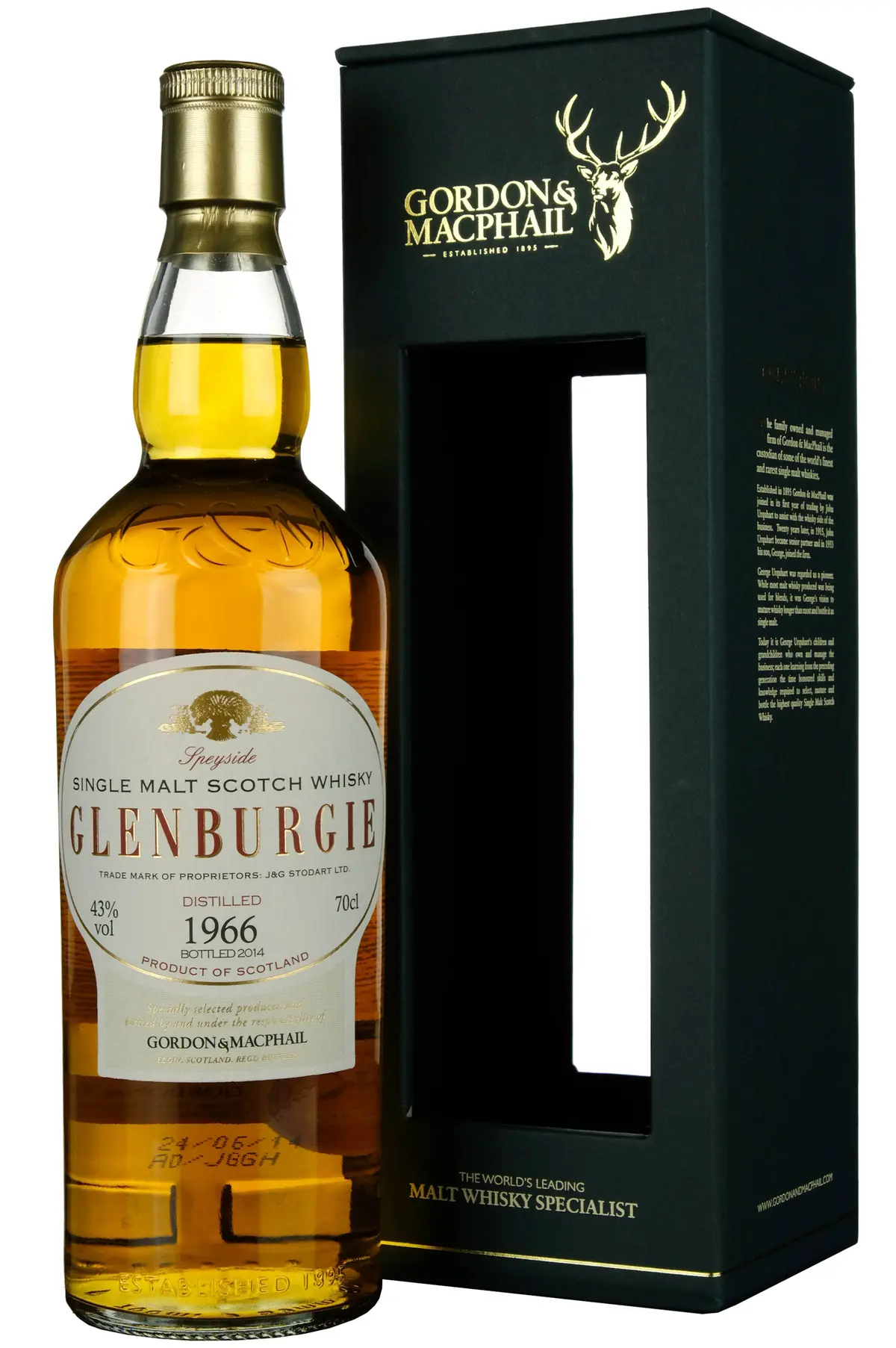 Glenburgie 1966-2014 Gordon & Macphail Distillery Label 1
