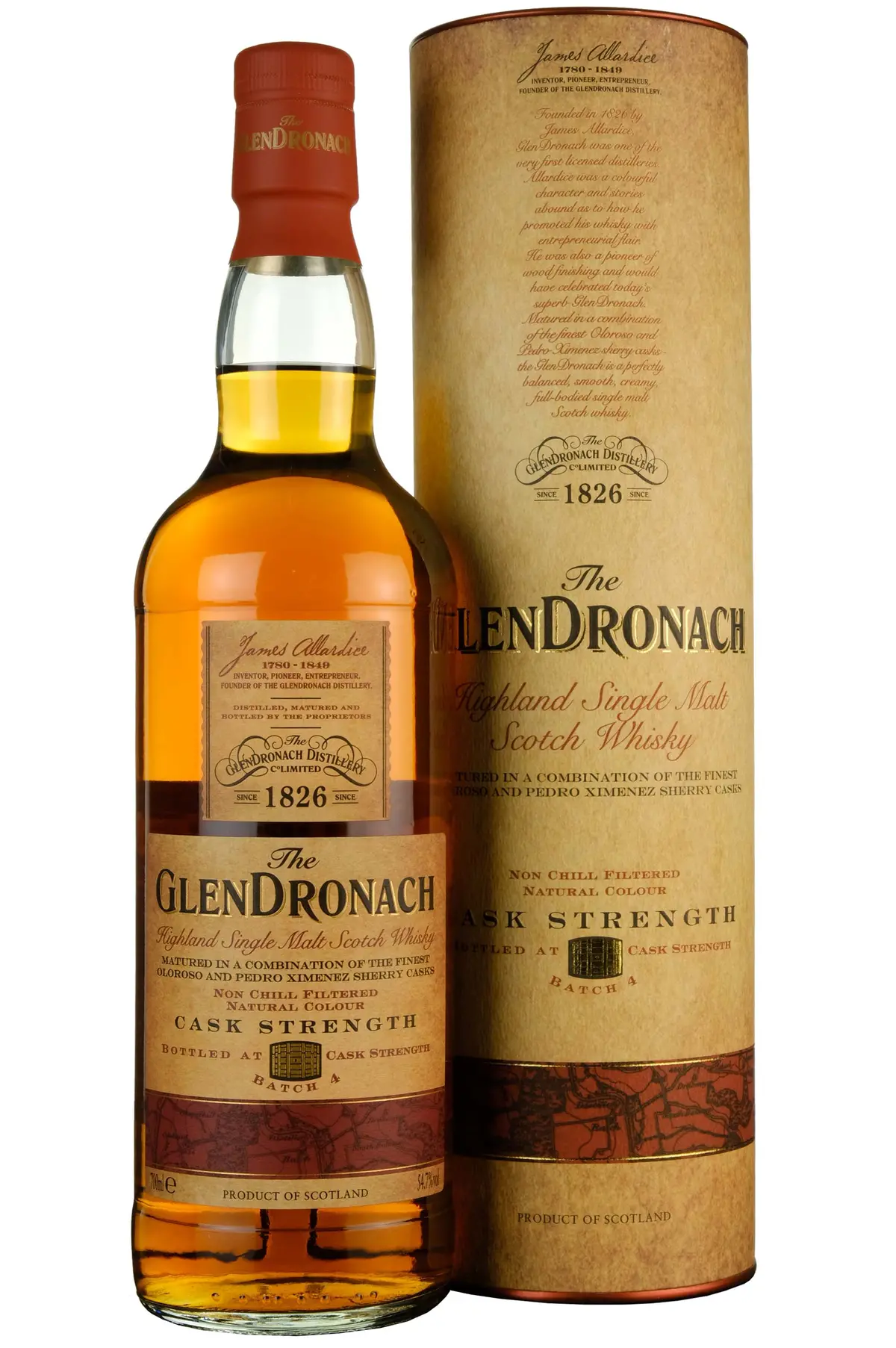 Glendronach Cask Strength Batch 4 Bottled 2015 1
