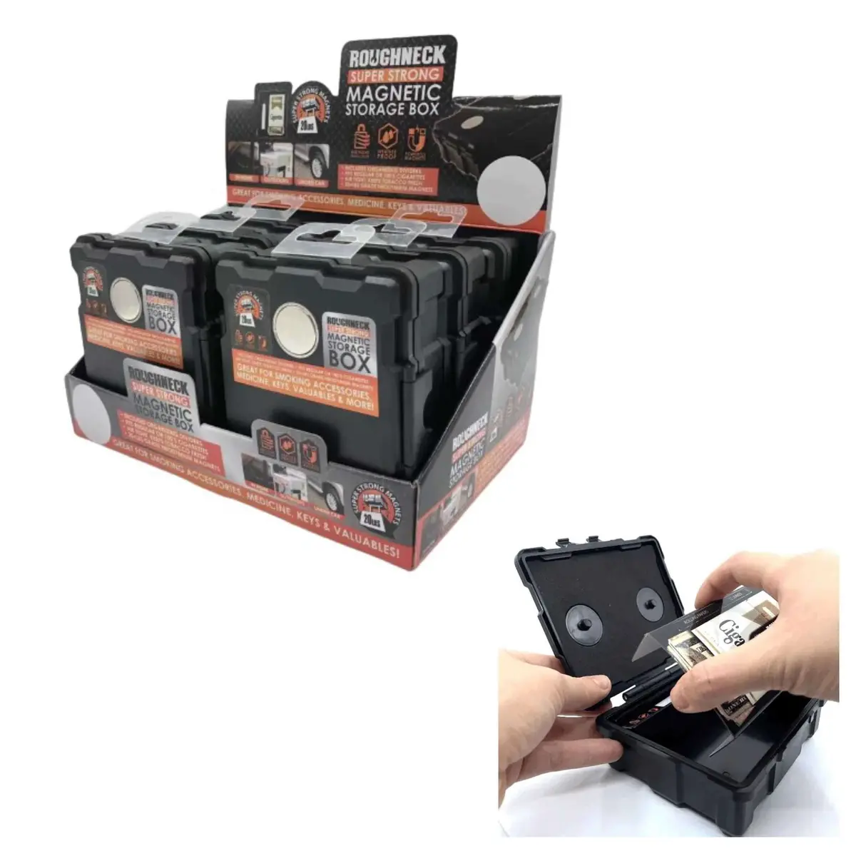 Nov Magnetic Storage Box 6/Disp (021774Nt) 1