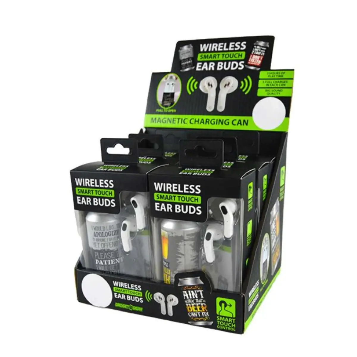 Nov Can Wireless Ear Buds (6Pc/Disp) (022718) 1
