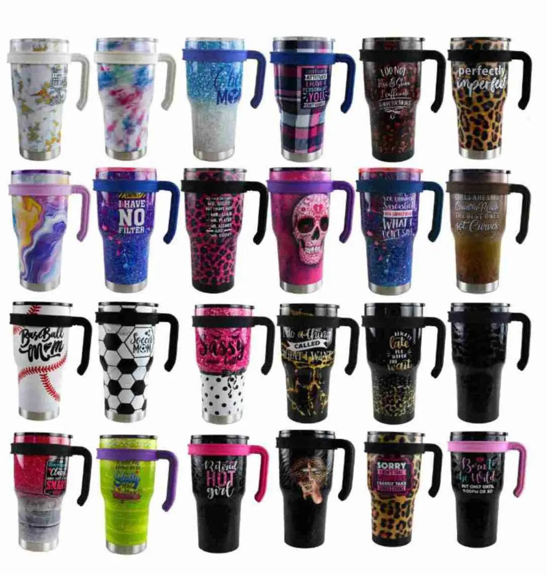 Nov Travel Mug Steel Cup With Handle 30Oz (088360) 1