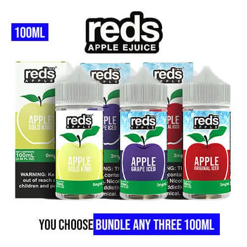 Reds Apple 100Ml Pick 3 Bundle (300Ml) 1