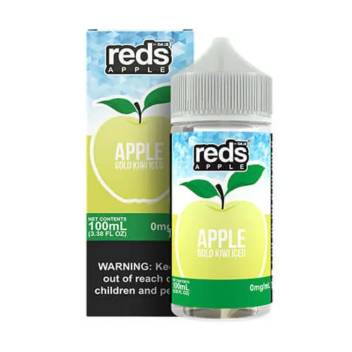 Reds Apple Gold Kiwi Iced By 7 Daze 100Ml 1