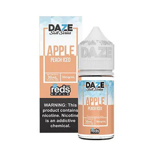 Reds Apple Peach Iced By 7 Daze Salt Series 30Ml 1