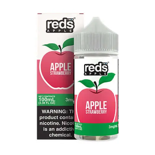 7 Daze Reds Apple Strawberry Vape Juice 100Ml 1