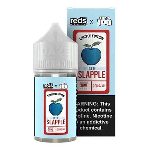 Slapple Iced Salt By 7 Daze Reds X Keep It 100 30Ml 1