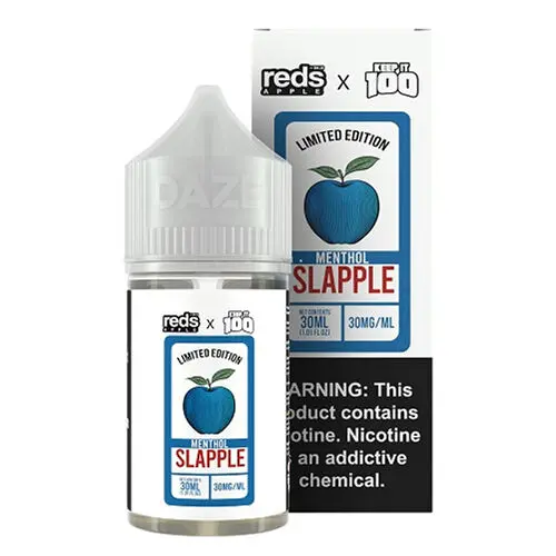 Slapple Menthol Salt By 7 Daze Reds X Keep It 100 30Ml 1