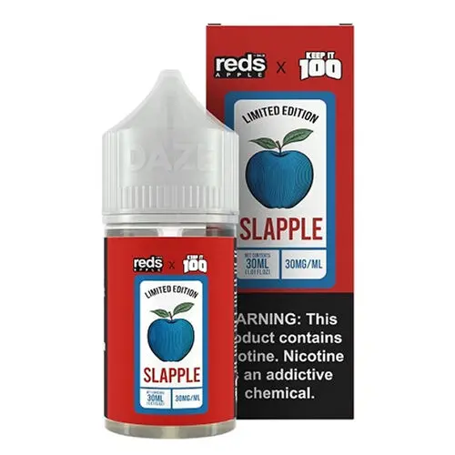 Slapple Salt By 7 Daze Reds X Keep It 100 30Ml 1