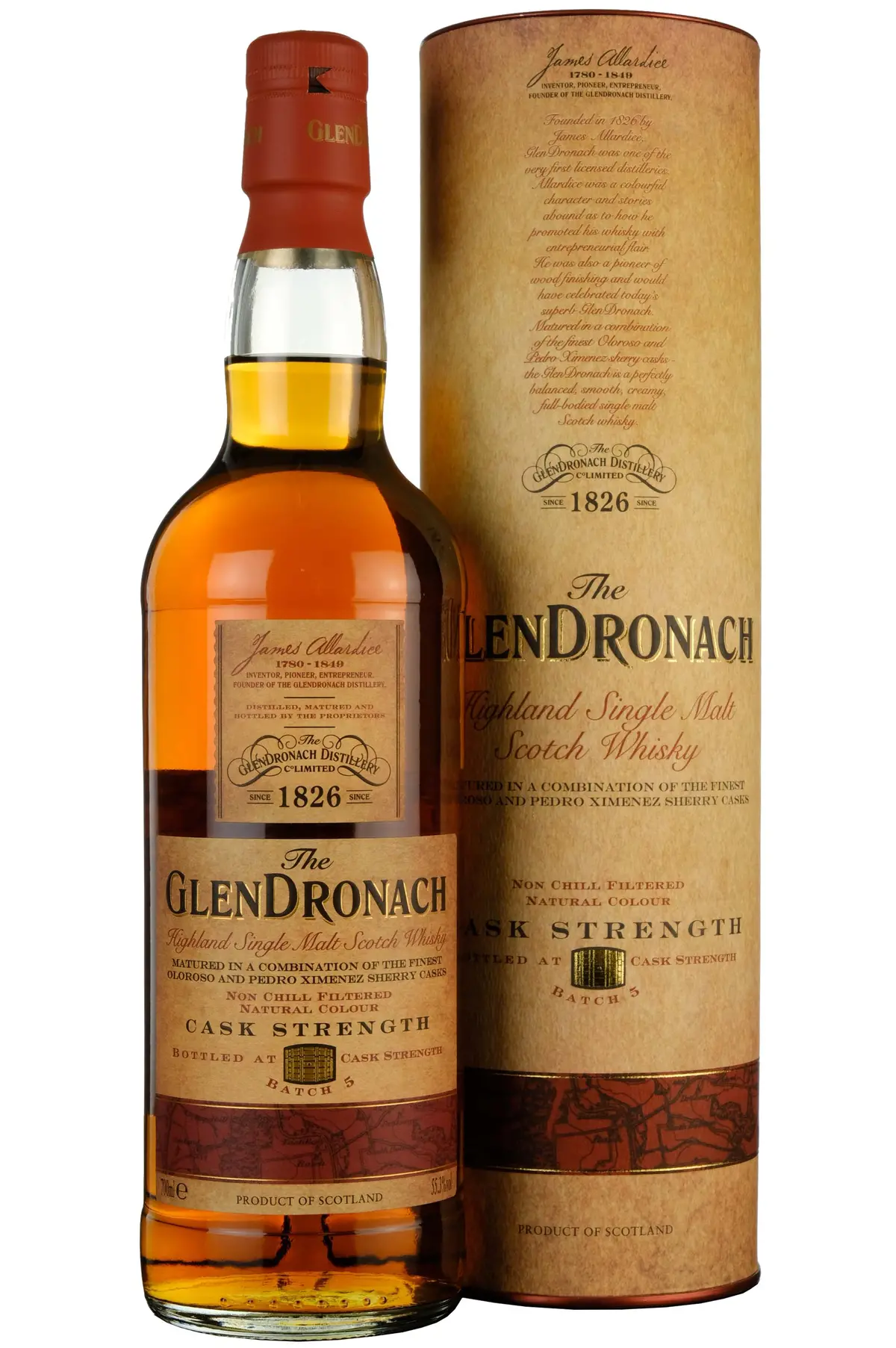 Glendronach Cask Strength Batch 5 Bottled 2015 1