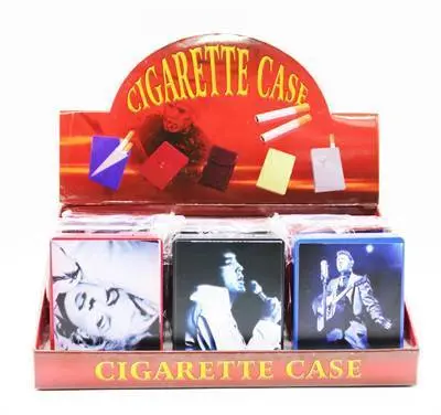 Ltr Plastic Cigarette Case W/Flip Slot Rock 12/Cs (60-235) 1
