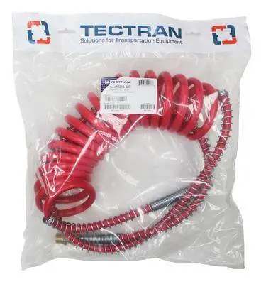 Ts Tectran Aircoil - 15 Ft - Red /12"&48" Leads - 1/2" Fittings (16215-40R) 1