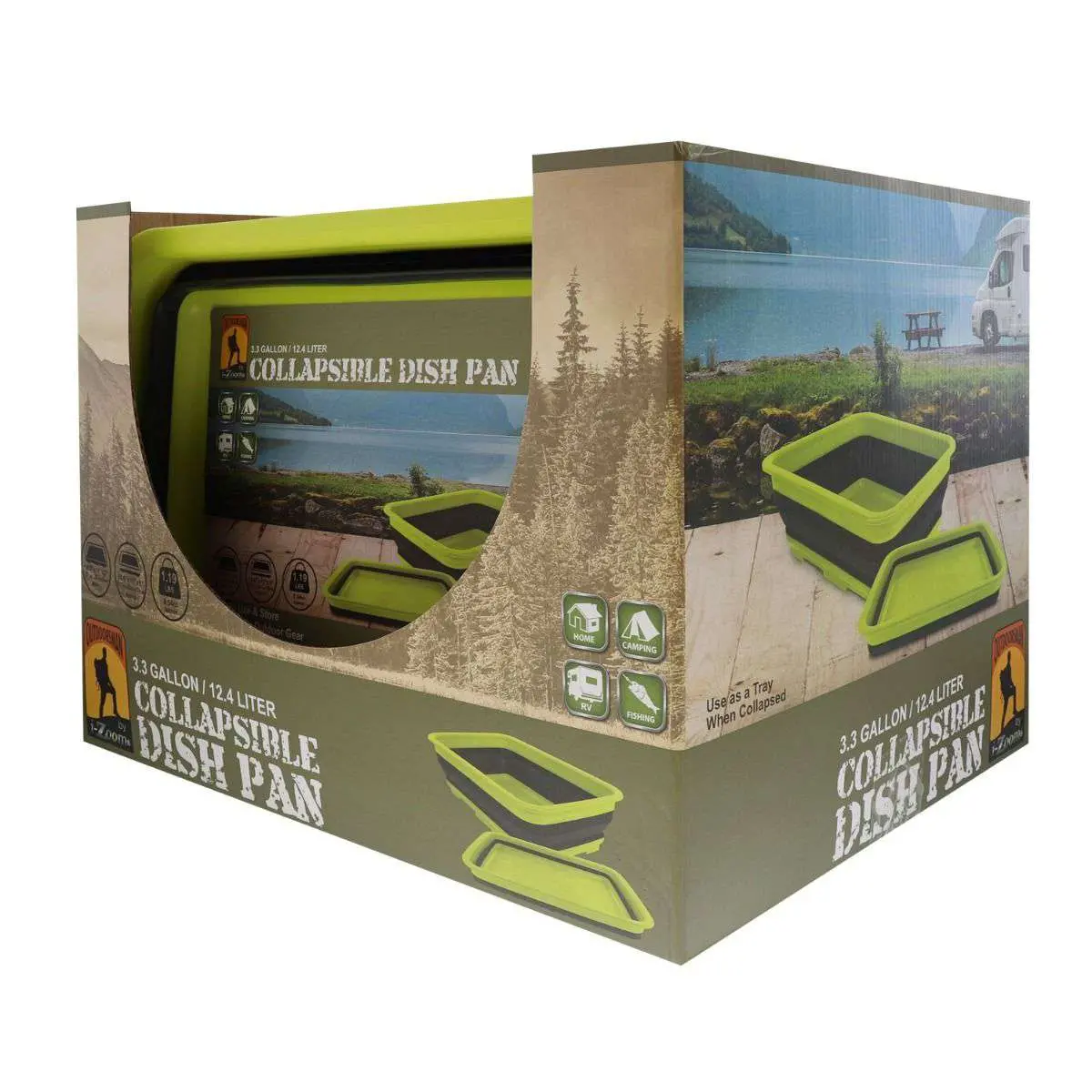 Camp Collapsible Dish Pan 3.3G/12.4L 1