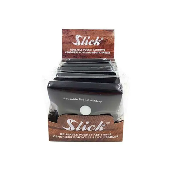 Ltr Slick Resuable Pocket Ashtrays (10Pcs/Display) 1