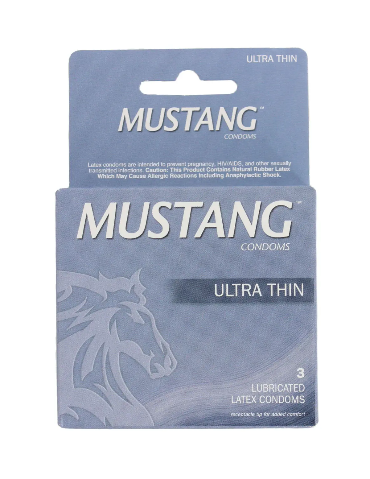Hyg Mustang Condom Ultra Thin 3Pk 1