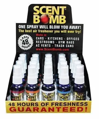 Scent Bomb Spray 20/Disp Asst #1 5 Scents (Std1) (8/160) 1