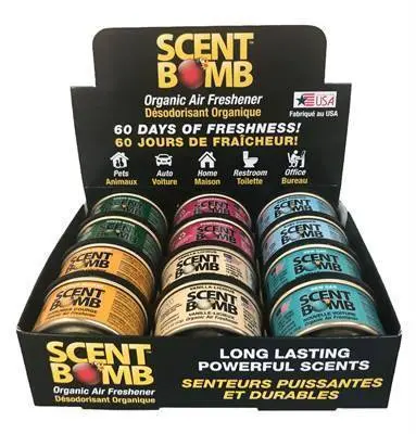 Scent Bomb Tin Asst Mix #2 12/Disp 6 Scents (12/144) 1