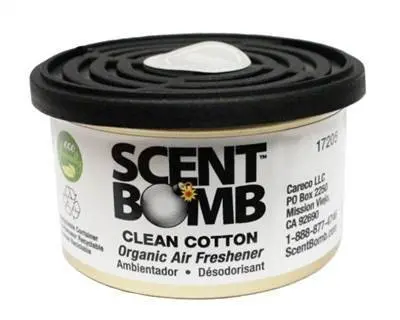 Scent Bomb Tin Clean Cotton 42Gm (12/144) 1