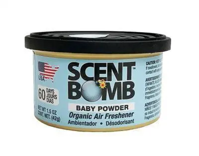 Scent Bomb Tin Baby Powder 42Gm (12/144) 1