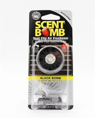 Scent Bomb Vent Clip Black Bomb (6) (72/Cs) 1