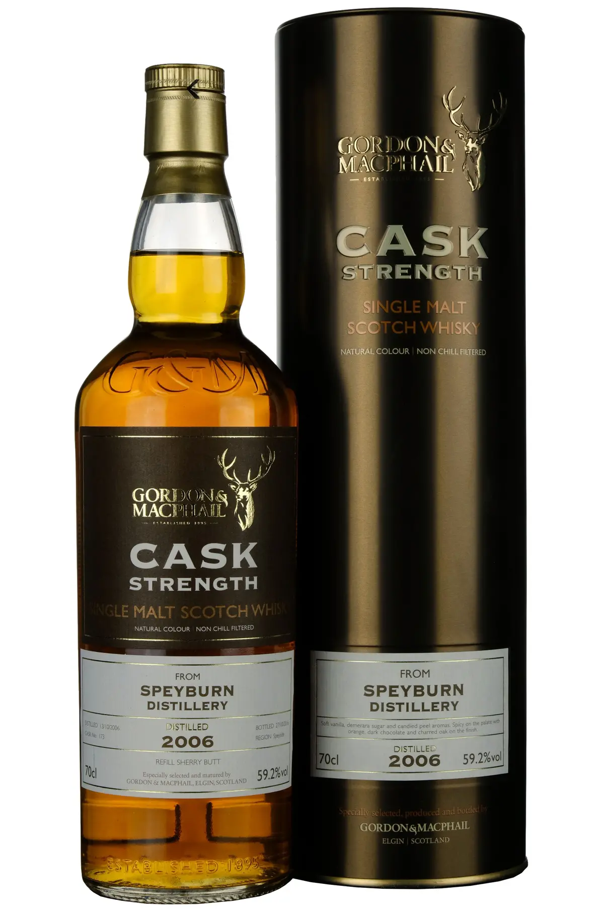 Speyburn 2006-2016 | 10 Year Old Gordon & Macphail Cask Strength Single Cask 173 1