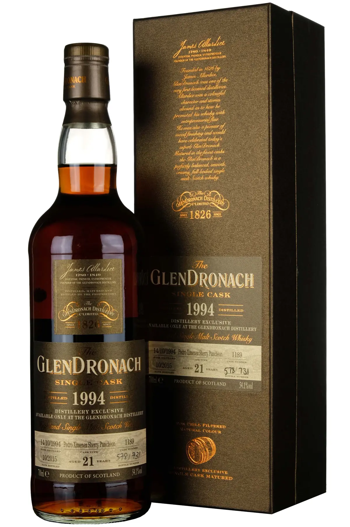 Glendronach 1994-2015 | 21 Year Old Single Cask 1189 Distillery Exclusive 1