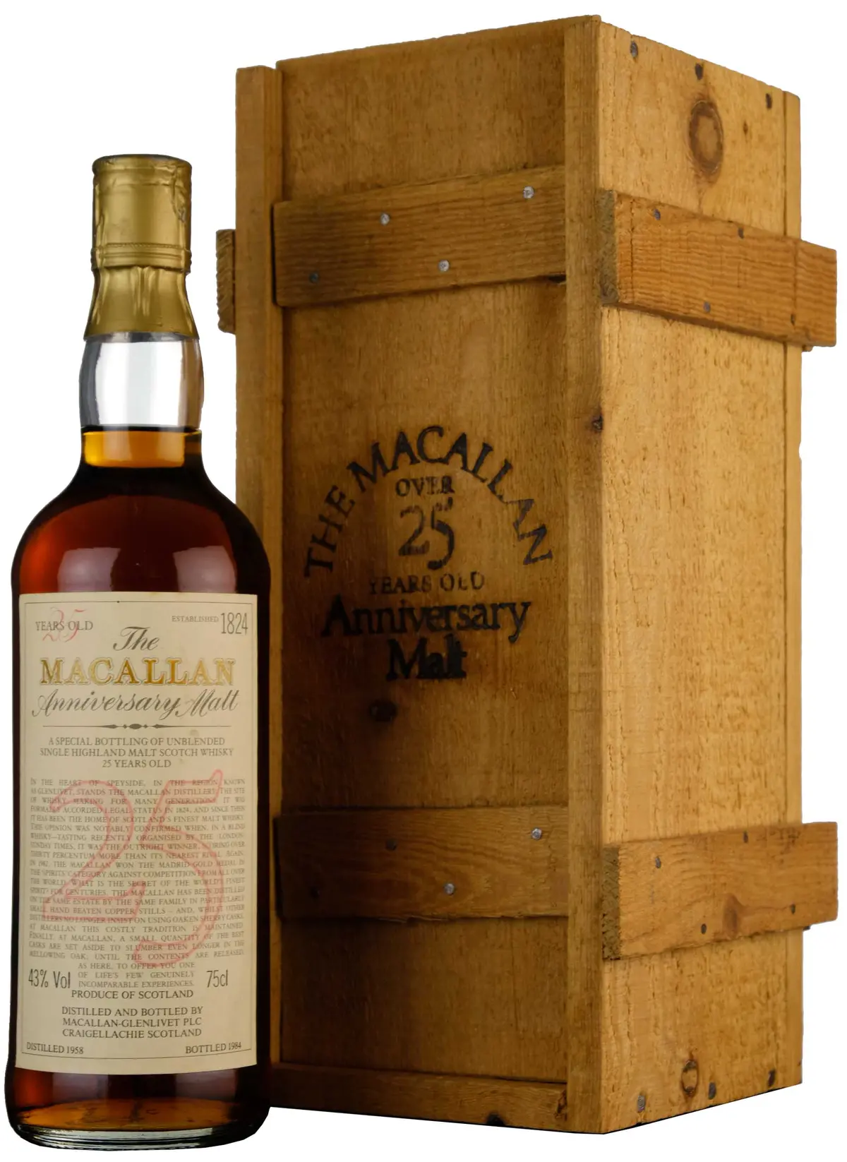 Macallan 1958-1984 | 25 Year Old Anniversary Malt 1