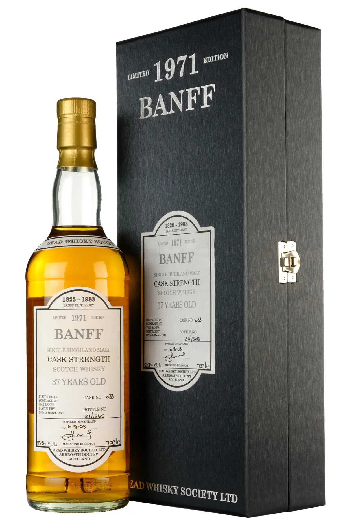 Banff 1971-2008 | 37 Year Old Dead Whisky Society Cask 633 1