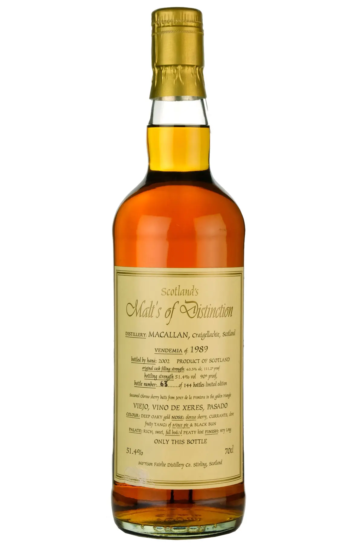 Macallan 1989-2002 Malt's Of Distinction 1