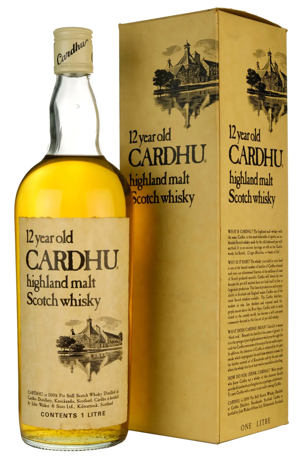 Cardhu 12 Year Old 1970S | 1 Litre 1